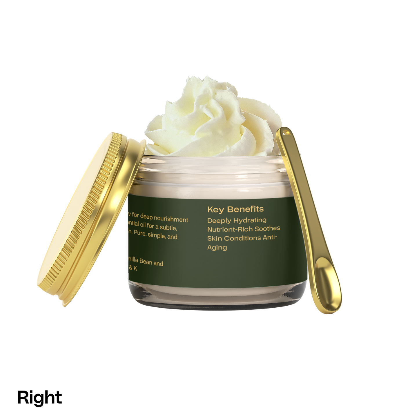 Whipped Grass-Fed Tallow Balm with Vanilla Bean