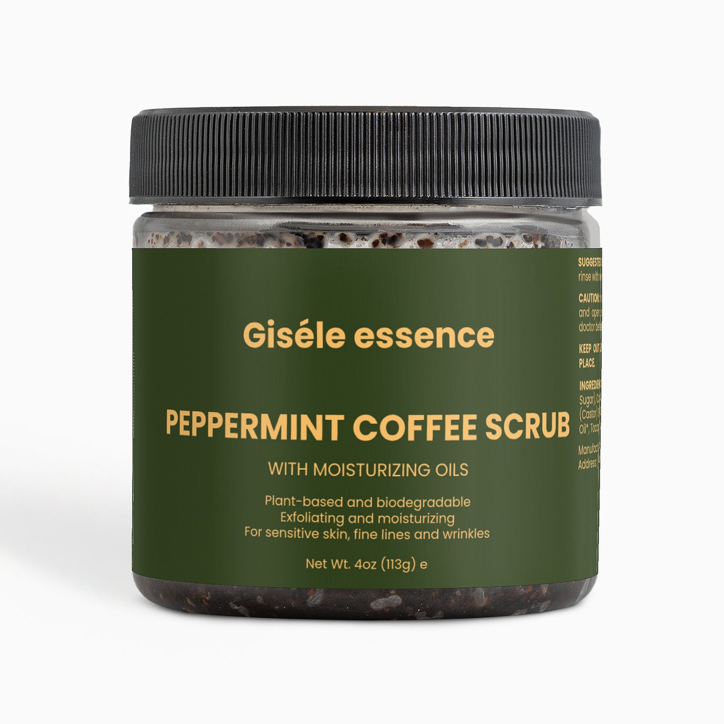 Peppermint Coffee Scrub