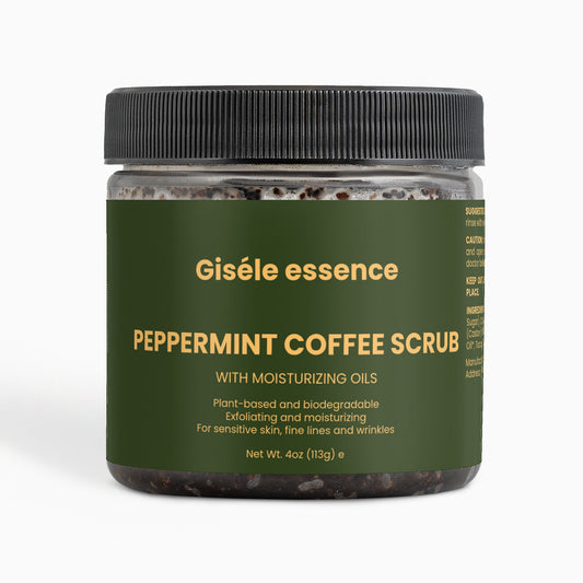 Peppermint Coffee Scrub