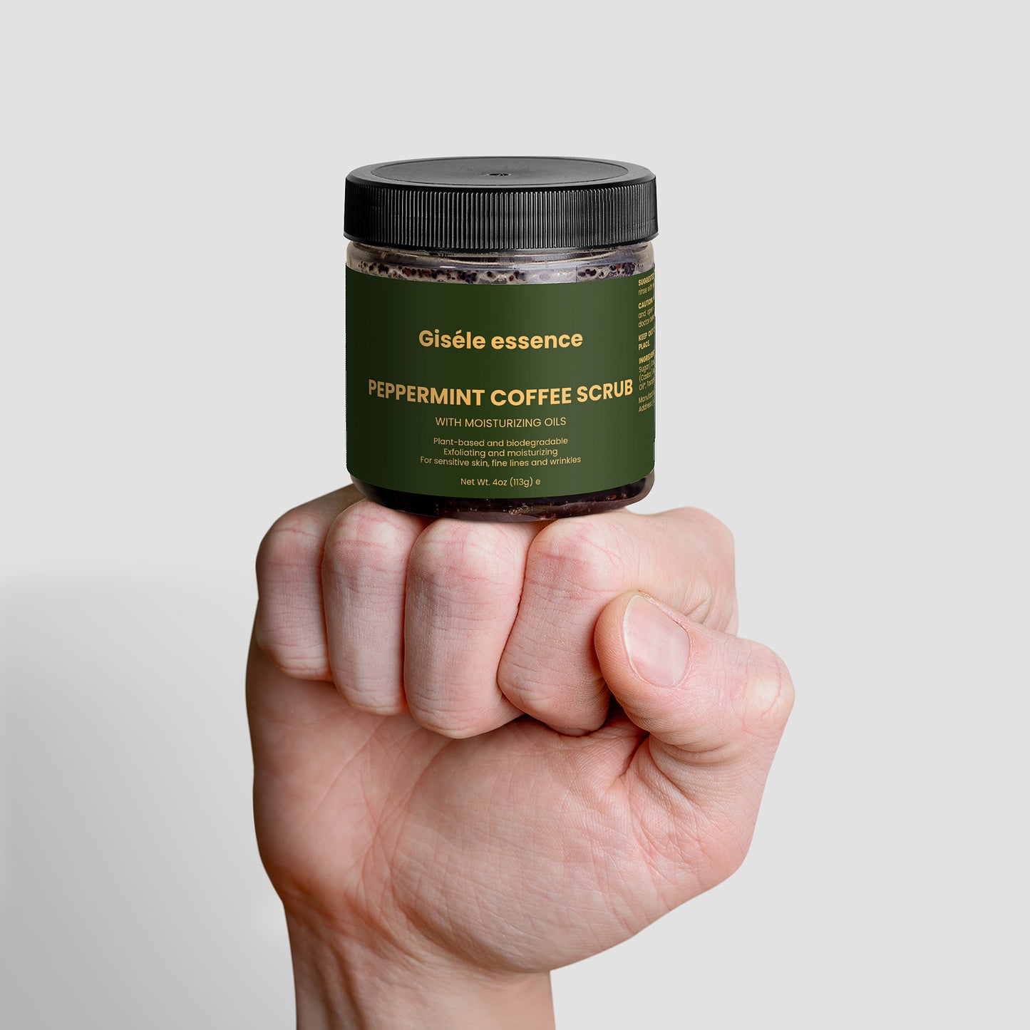Peppermint Coffee Scrub