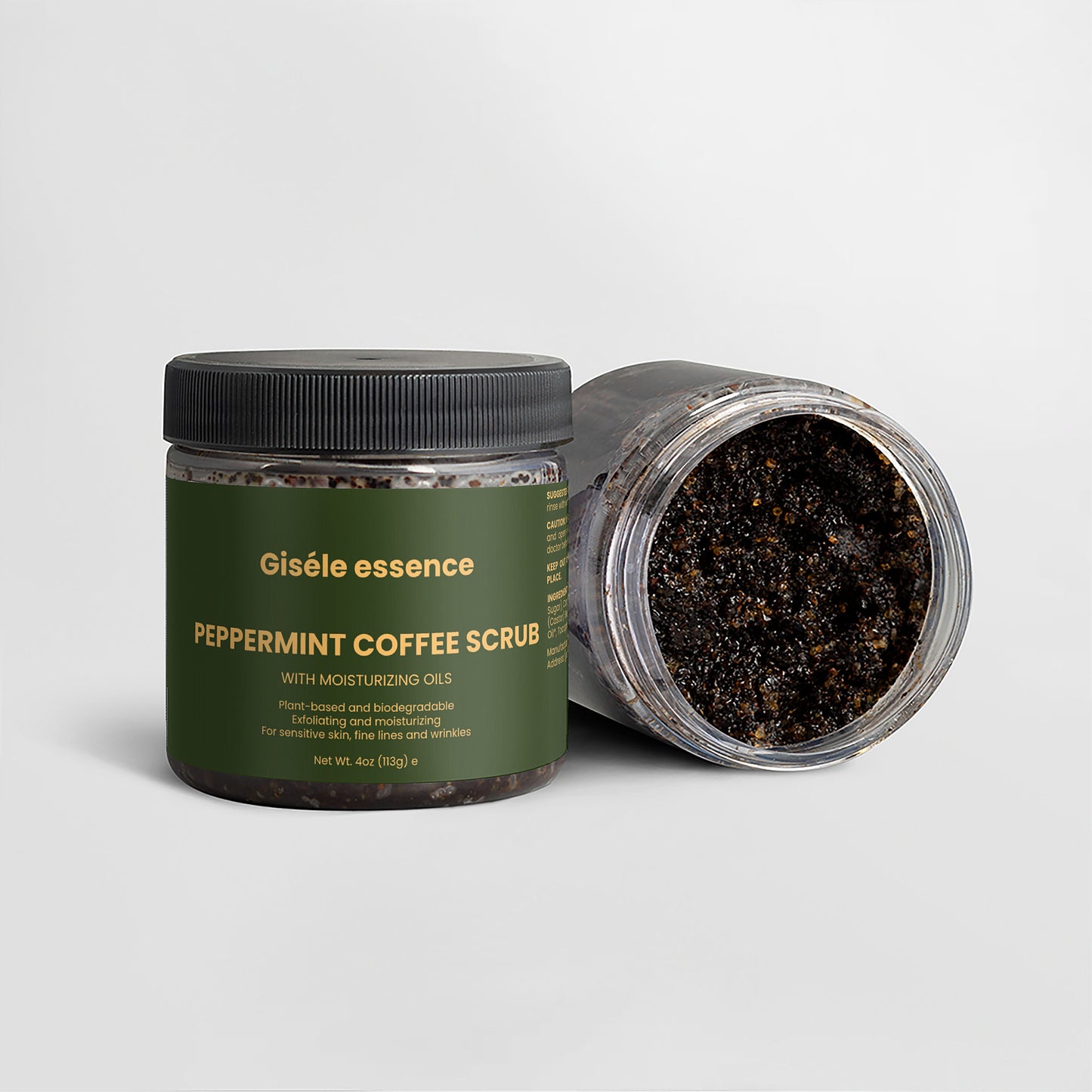 Peppermint Coffee Scrub