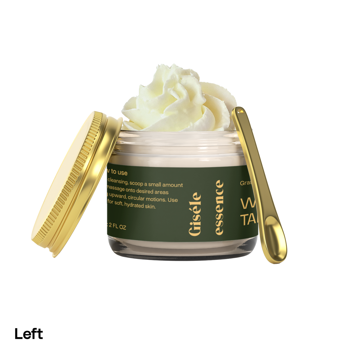 Whipped Grass-Fed Tallow Balm with Vanilla Bean