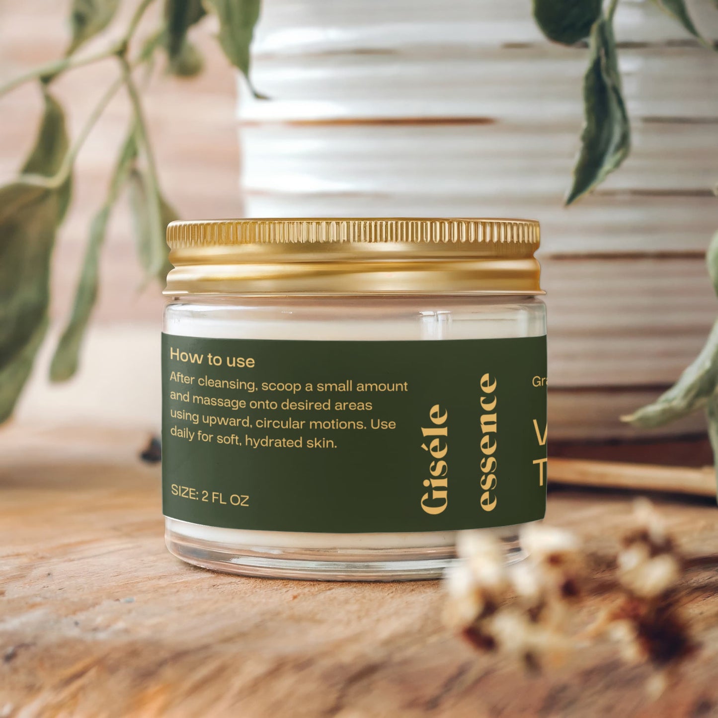 Whipped Grass-Fed Tallow Balm with Vanilla Bean