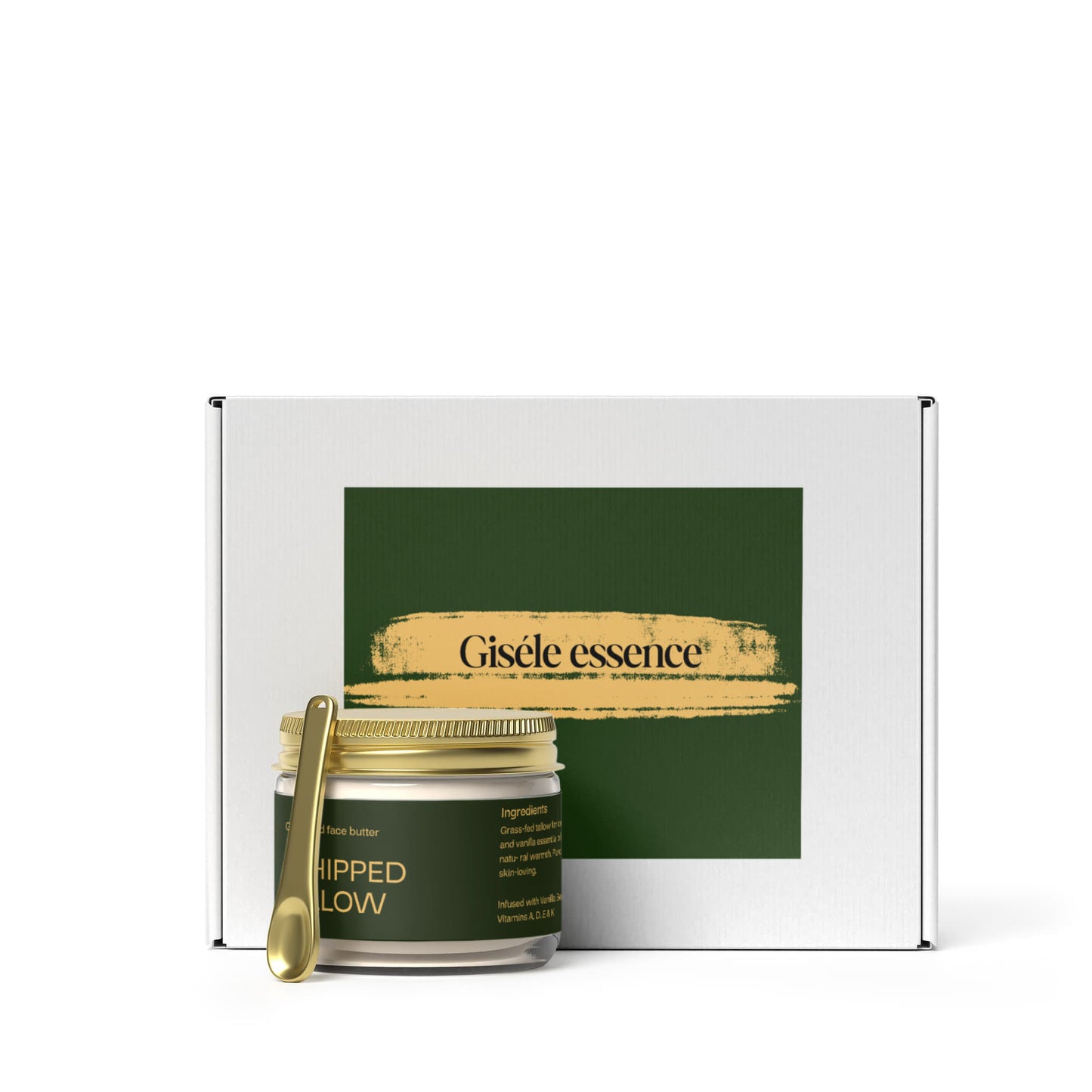 Whipped Grass-Fed Tallow Balm with Vanilla Bean